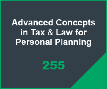 Advanced Concepts in Tax & Law for Personal Planning Icon