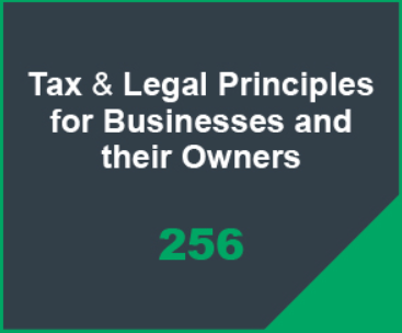 Tax & Legal Principles for Businesses and their Owners Icon